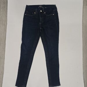 Seven7 Women's Midnight Blue Skinny Jeans